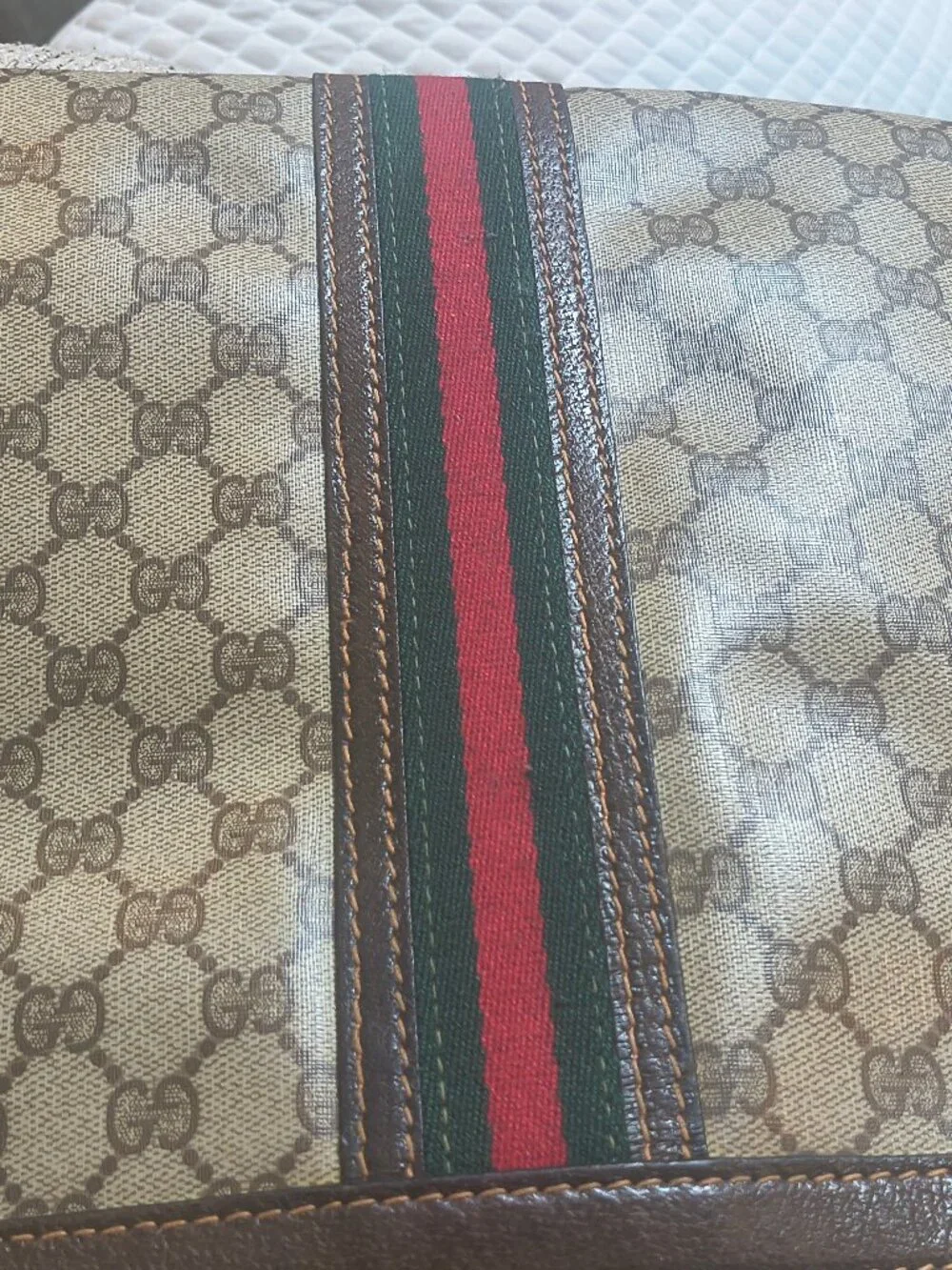 Gucci Vintage GG Supreme Canvas Bag